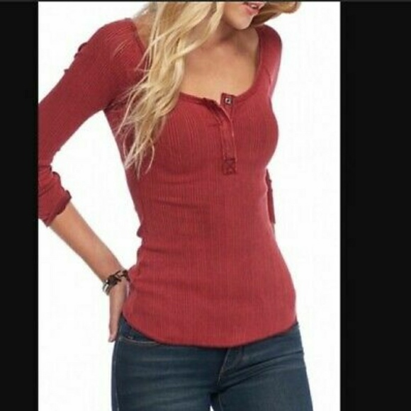 Free People Tops - We the Free Henley
